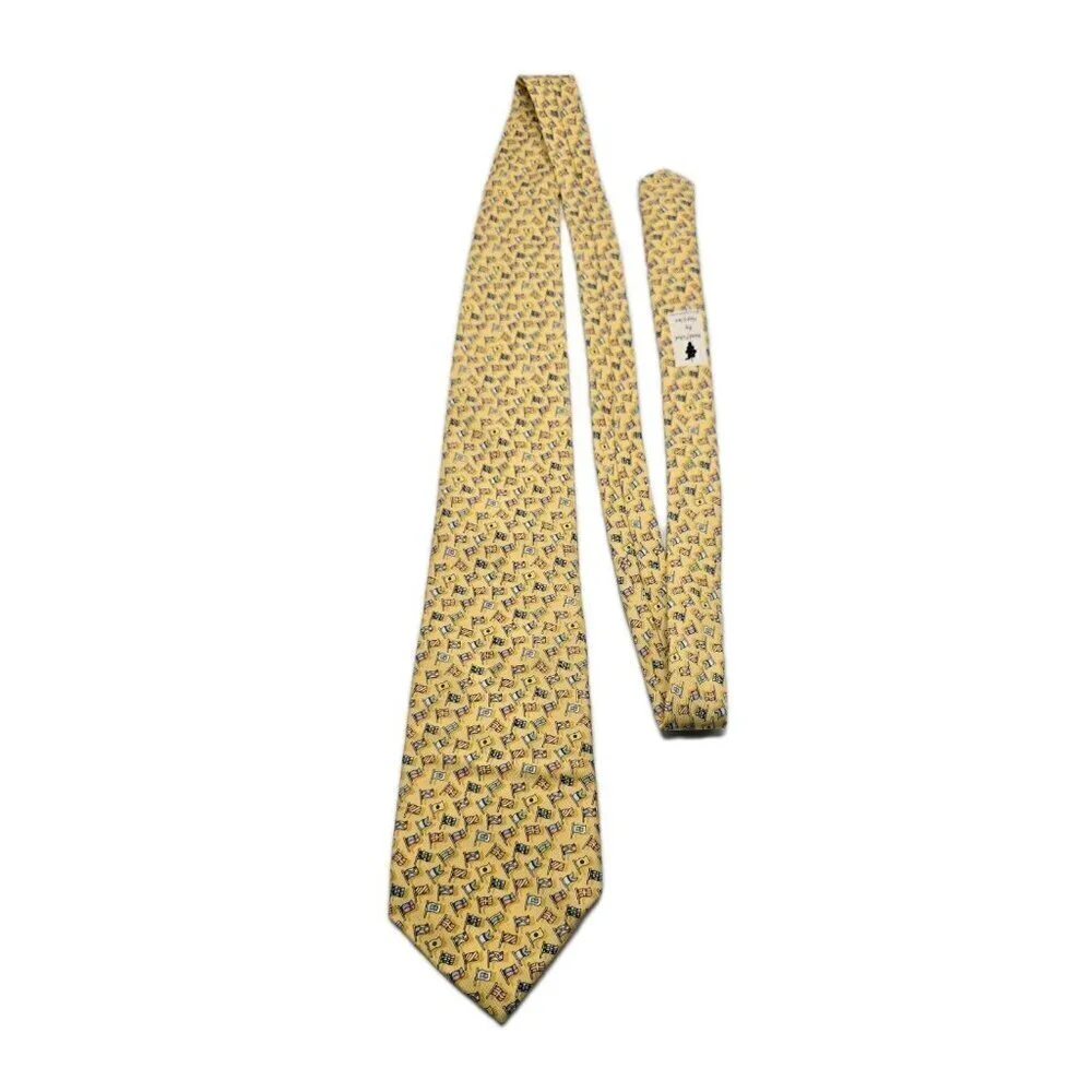 Vineyard Vines INTERNATIONAL MARITIME SIGNAL FLAGS All Over Print Men's Silk Tie